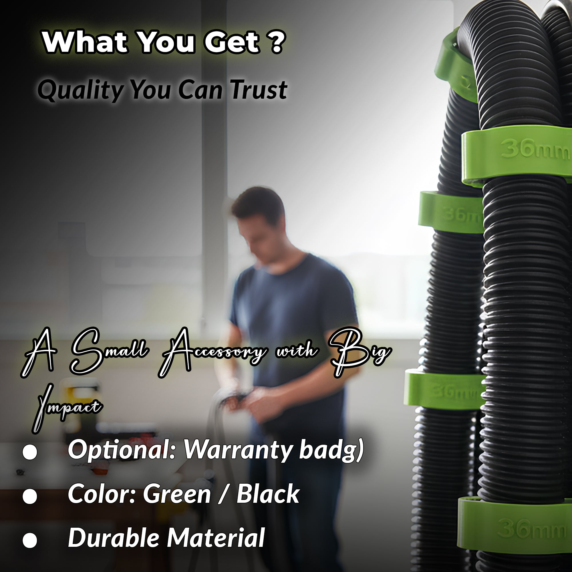 Dust Hose Clips Helical For Festool Vacuum D27 Hose Pack Of 10