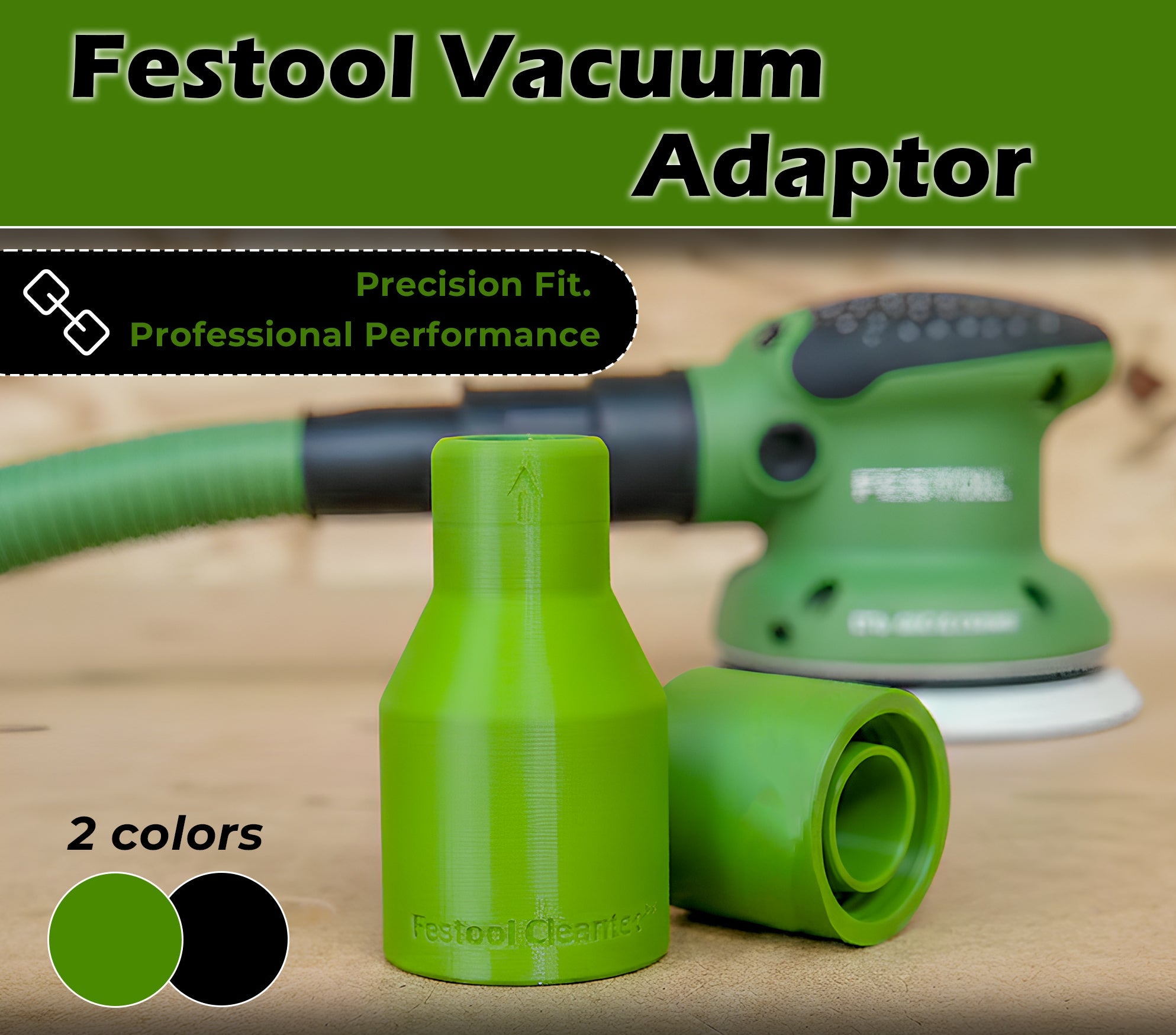 Festool ETS EC 125 to Makita vacuum