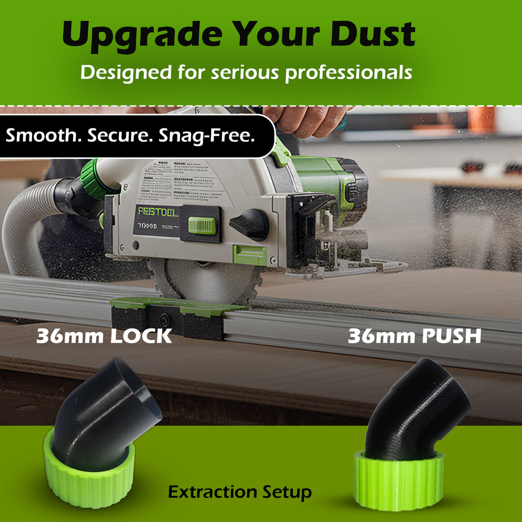 Festool Anti-Snag Hose Port – 30 Position Fixable Upgrade for TS And HK Series