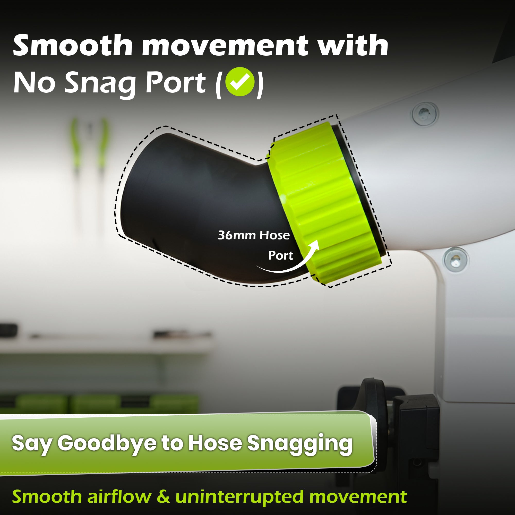 Festool Anti-Snag Hose Port – 30 Position Fixable Upgrade for TS And HK Series