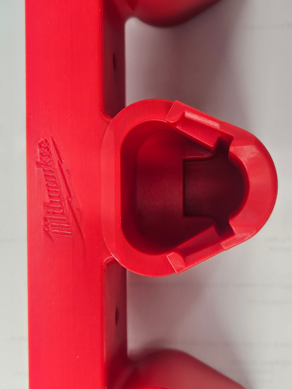 Milwaukee M12 Battery Holder – 3 Slot Drill Battery Organizer for Power Tool Storage