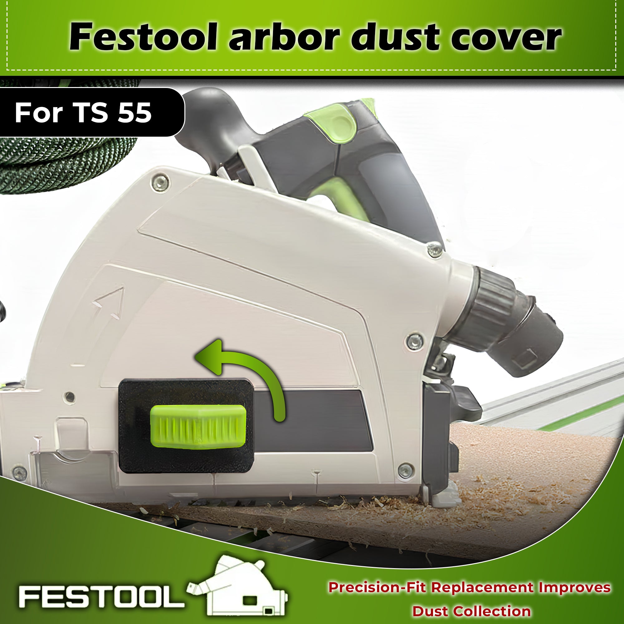 Festool arbor dust cover for the TS 55 FEQ and TS 55 REQ track saw