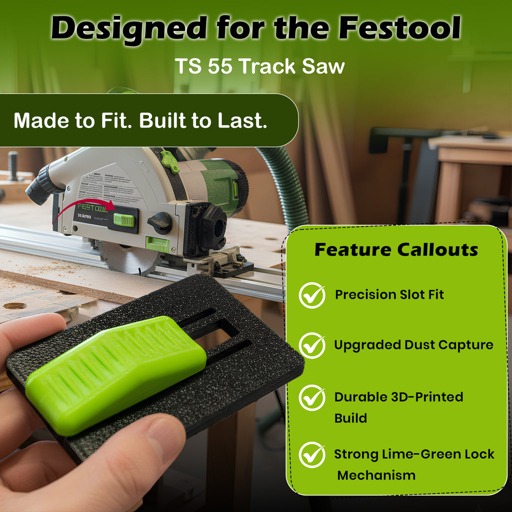 Festool arbor dust cover for the TS 55 FEQ and TS 55 REQ track saw