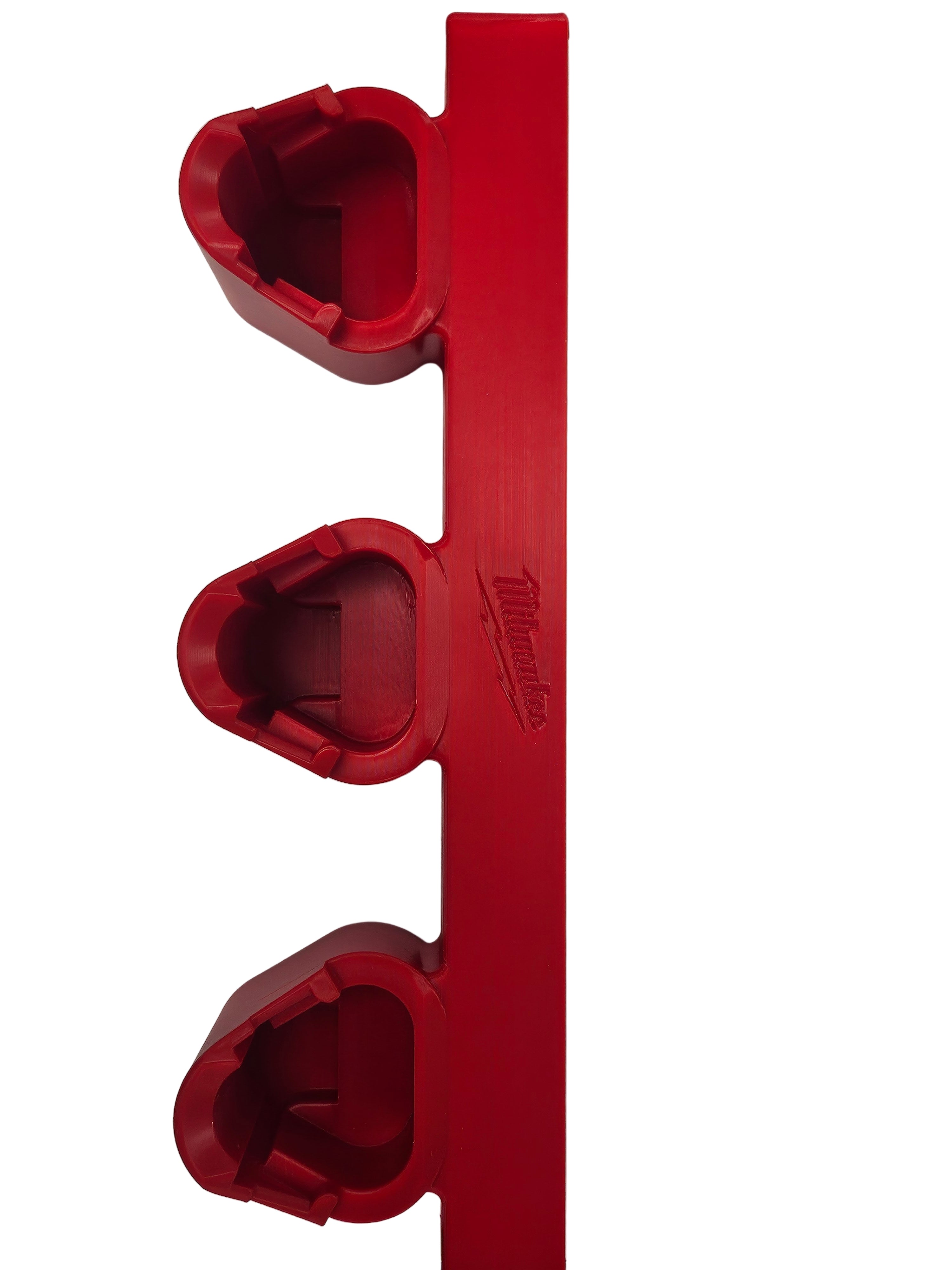 Milwaukee M12 Battery Holder – 3 Slot Drill Battery Organizer for Power Tool Storage